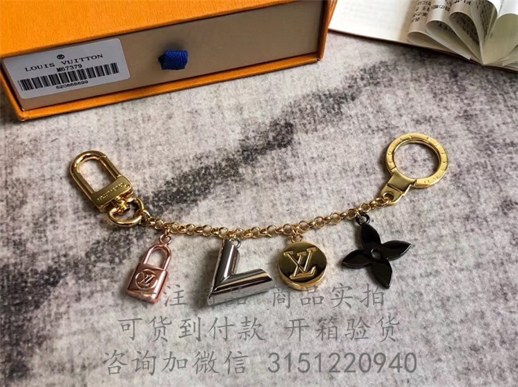 LV钥匙扣 M67379 KALEIDO V PADLOCK 包饰