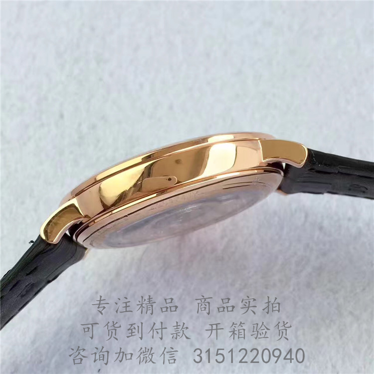 Longines制表传统系列—博雅系列浪琴自动机械腕表 L4.787.8.11.4 玫瑰金表壳白盘日期显示3指针皮带手表