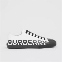 BURBERRY 80098921 男士徽标印花双色棉质嘎巴甸运动鞋