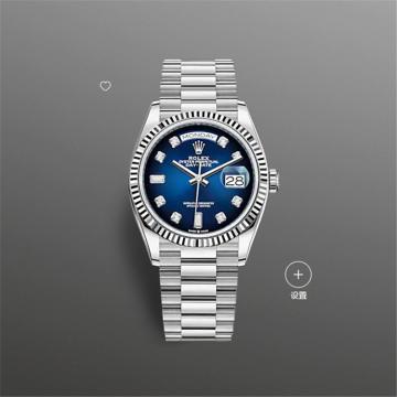 ROLEX 128239 男士蓝色表盘蚝式恒动星期日历型腕表
