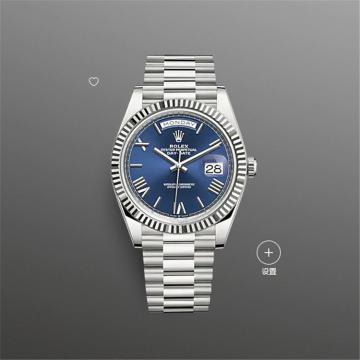 ROLEX 228239 男士蓝色表盘蚝式恒动星期日历型腕表