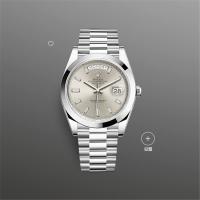 ROLEX 228206 男士银色表盘蚝式恒动星期日历型腕表