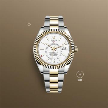 ROLEX 326933 男士白色表盘 纵航者型腕表