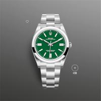 ROLEX 124300 男士绿色表盘 蚝式恒动型 41腕表