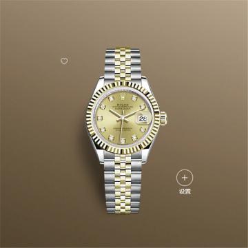 ROLEX 279173 女士香槟色表盘 蚝式恒动女装日志型腕表