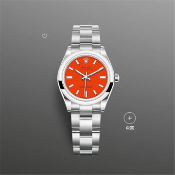 ROLEX 277200 女士珊瑚红色表盘 蚝式恒动型 31 腕表