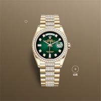 ROLEX 128348RBR 男士绿色表盘 蚝式恒动星期日历型 36 腕表