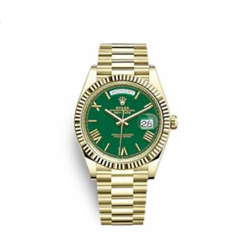 ROLEX 228238 男士绿色表盘 星期日历型 40毫米腕表