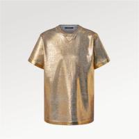 LV 1AAX5P 女士金色 金属涂层 T恤
