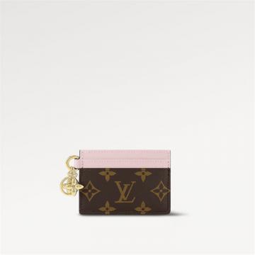 LV M82739 女士粉色 LV CHARMS 卡夹