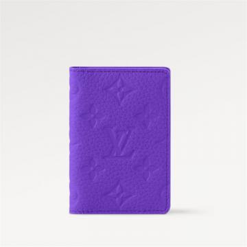 LV M82882 男士紫色 口袋钱夹